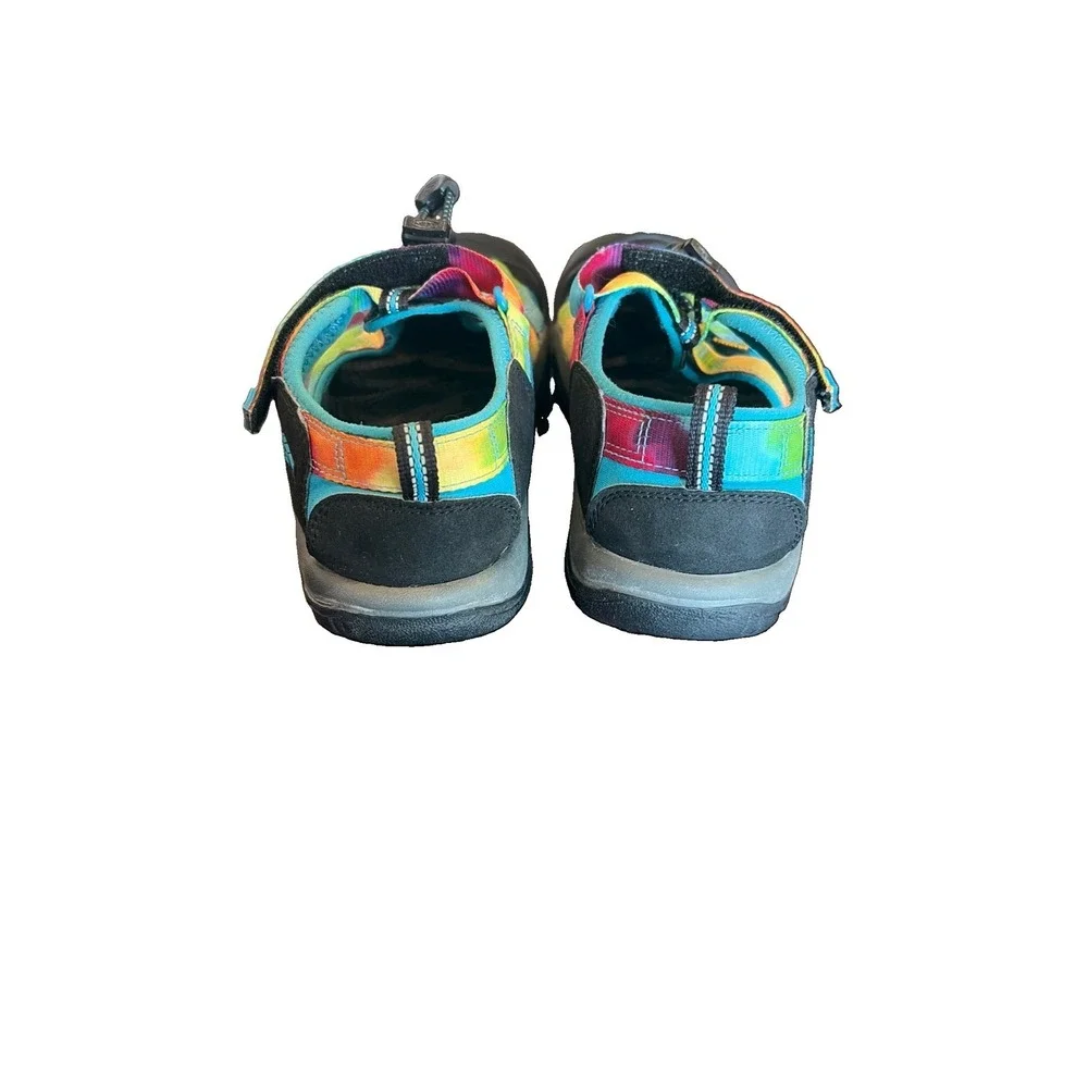 KEEN Waterproof Water Sandal Rainbow Tie Dye Size 6 Women Adjustable Strap (C6)